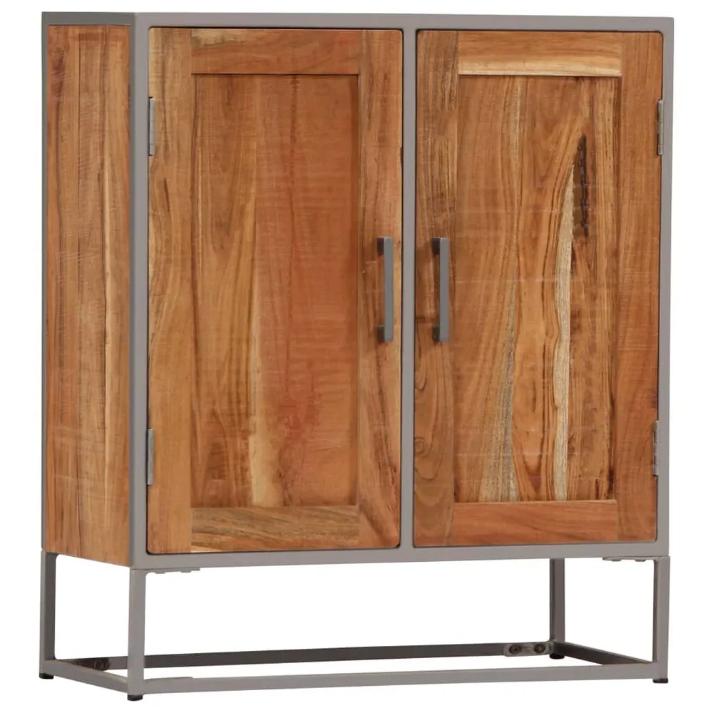 Credenza 65x30x75 cm Legno Massello di Acacia