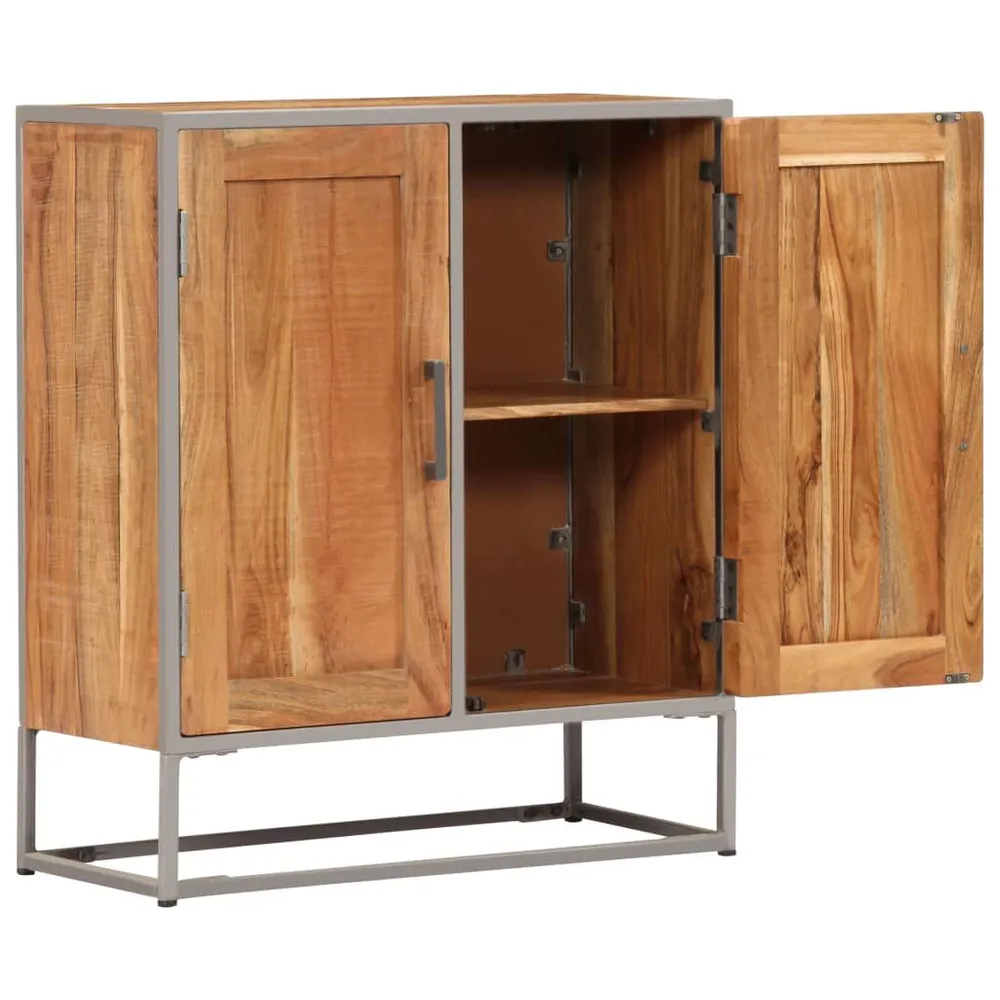 Credenza 65x30x75 cm Legno Massello di Acacia