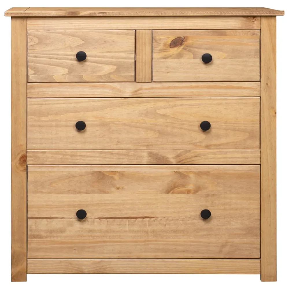 Credenza 80x40x83 cm Legno Massello di Pino Panama Range