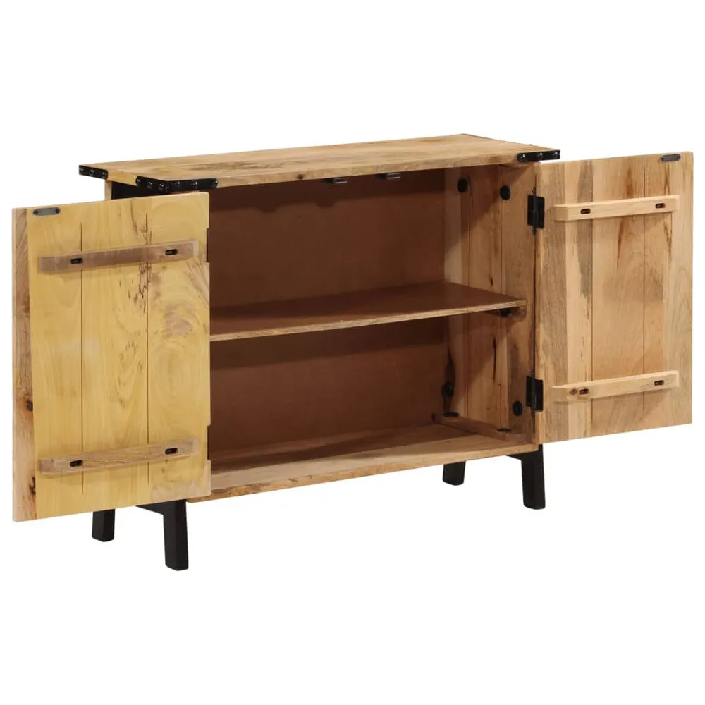 Credenza 88x30x69 cm Legno Massello di Mango