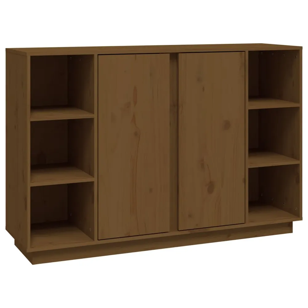Credenza ambra 120x35x80 cm Legno Massello di Pino