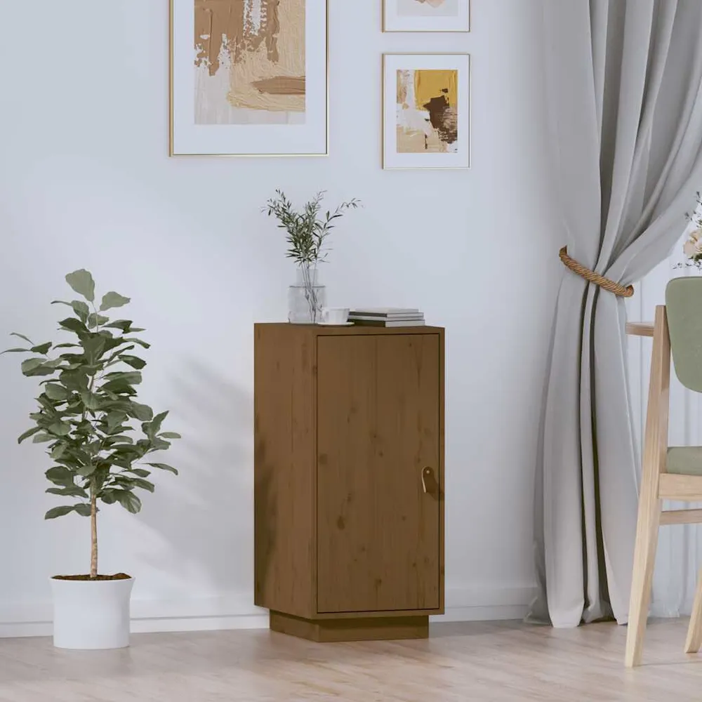 Credenza ambra 34x40x75 cm Legno Massello di Pino