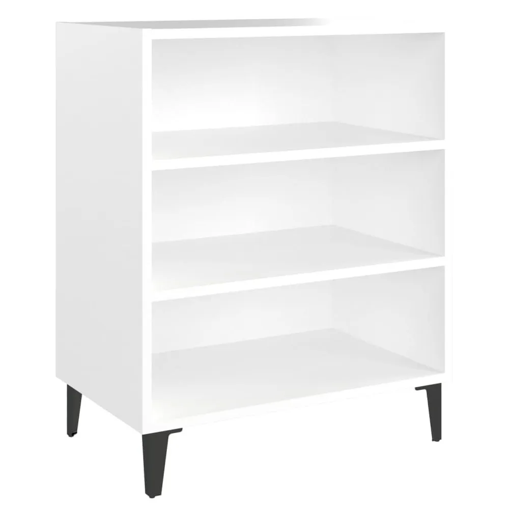 Credenza Bianca 57x35x70 cm Legno Multistrato
