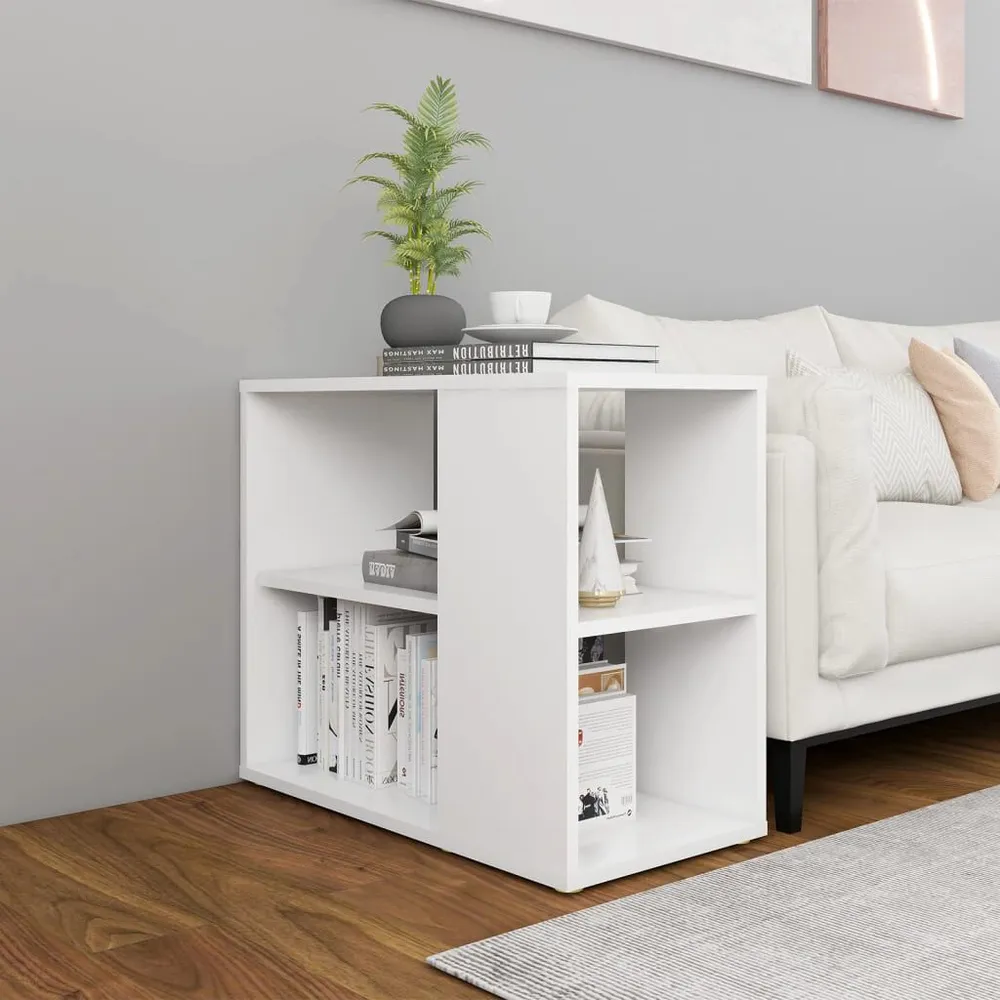 Credenza Bianca 60x30x50 cm Legno Multistrato