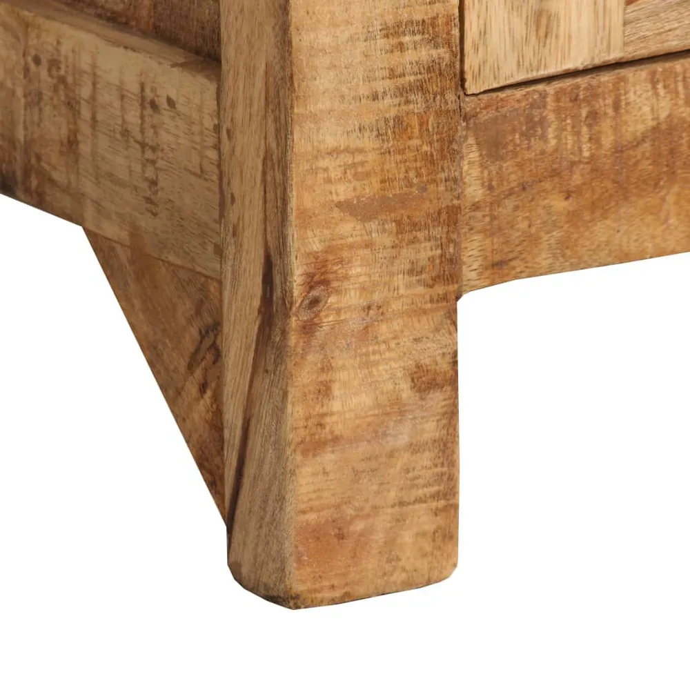 Credenza con Ripiani Legno Massello di Mango 65x30x180 cm