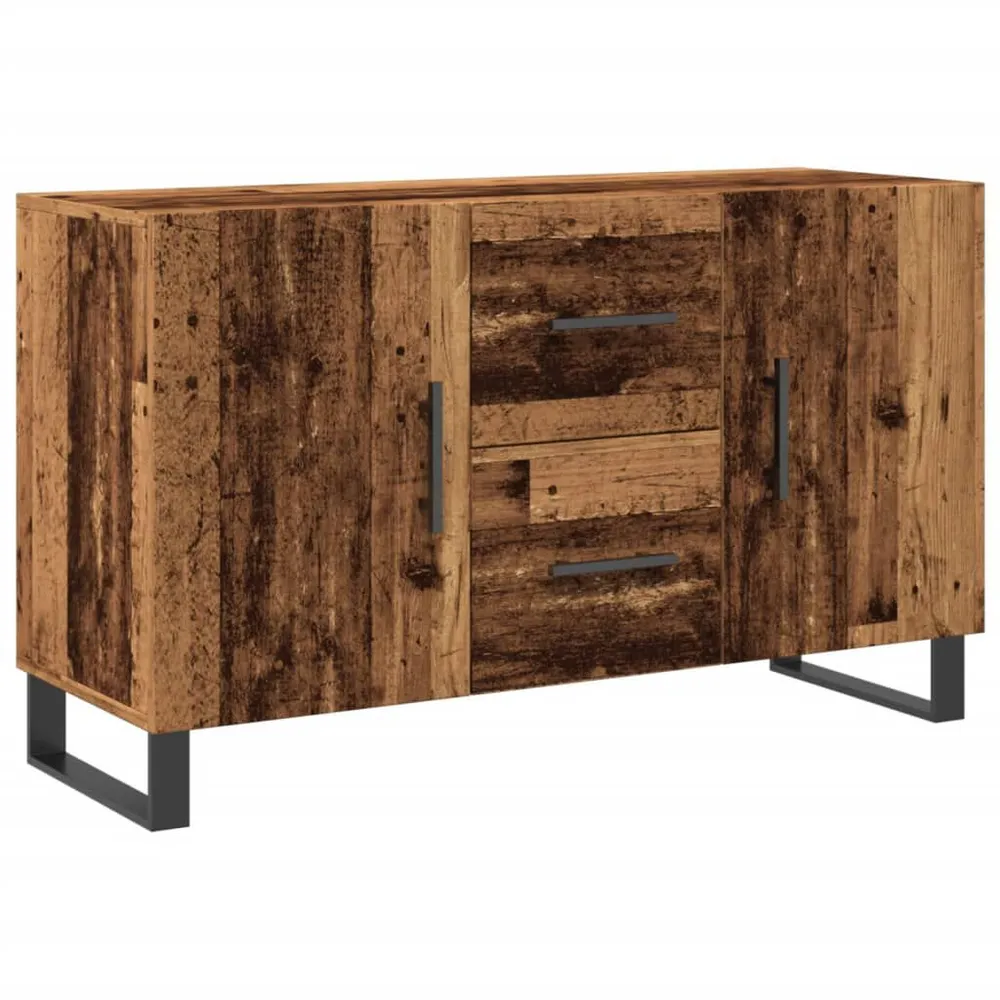 Credenza Legno Antico 100x36x60 cm Legno Multistrato