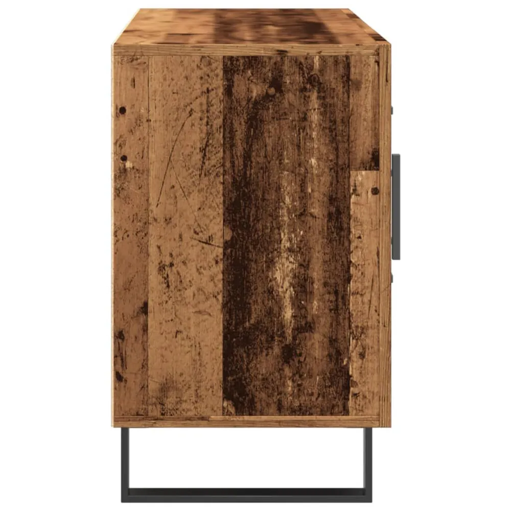 Credenza Legno Antico 100x36x60 cm Legno Multistrato