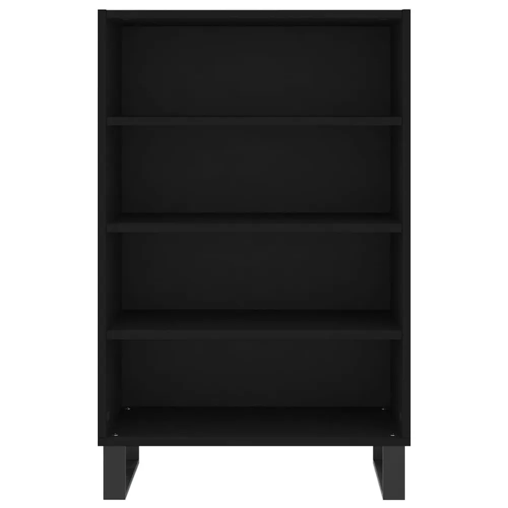 Credenza Nera 57x35x90 cm Legno Multistrato