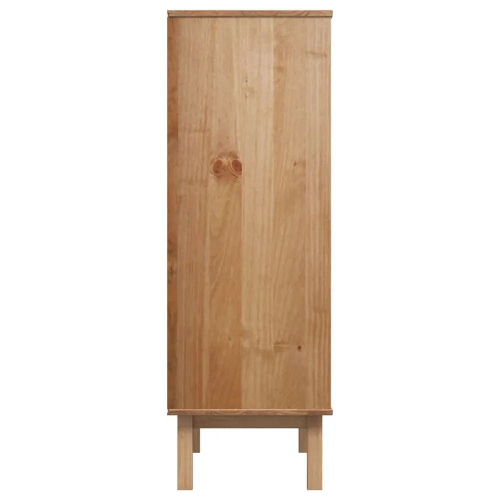 Credenza OTTA 85x43x125 cm Legno Massello di Pino