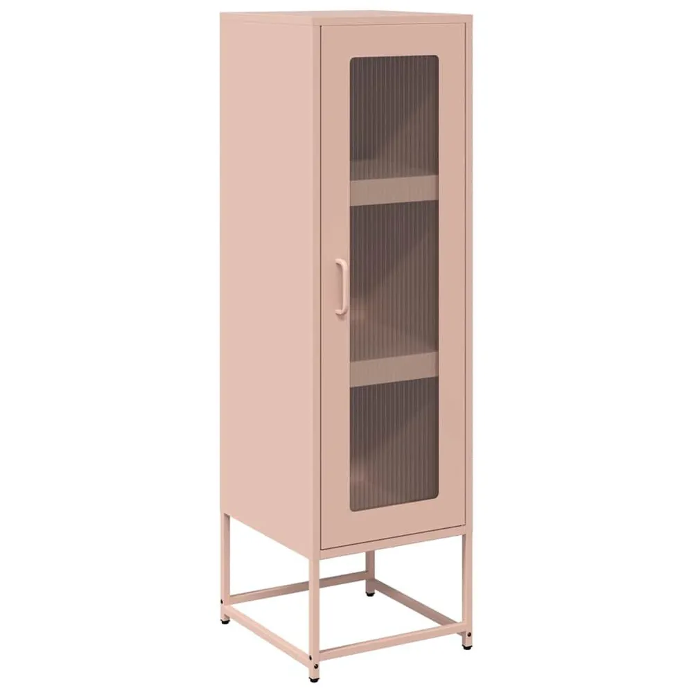 Credenza Rosa 36x39x123 cm Acciaio Laminato Gelido