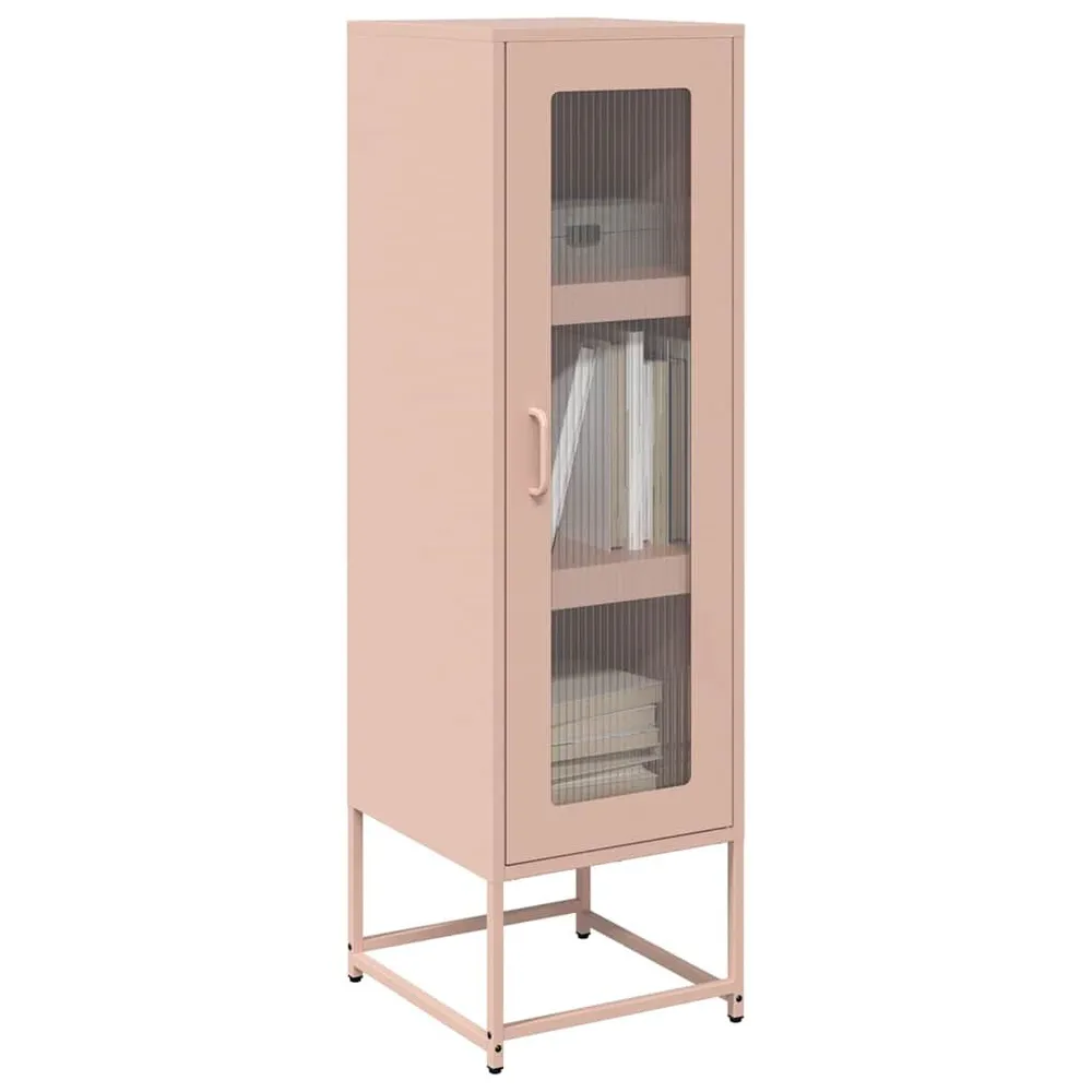 Credenza Rosa 36x39x123 cm Acciaio Laminato Gelido