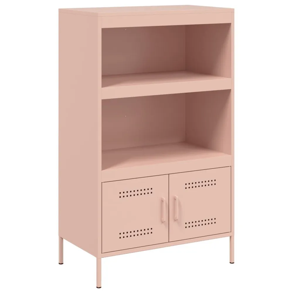 Credenza Rosa 68x39x113 cm Acciaio