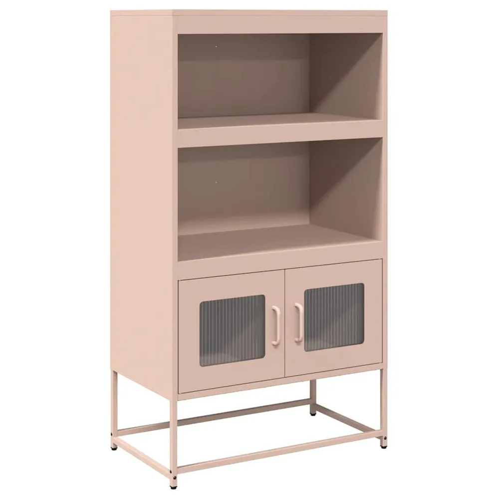 Credenza Rosa 68x39x123 cm Acciaio