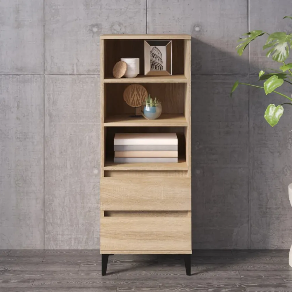 Credenza Rovere Sonoma 40x36x110 cm Legno Multistrato