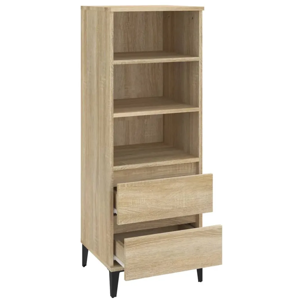 Credenza Rovere Sonoma 40x36x110 cm Legno Multistrato