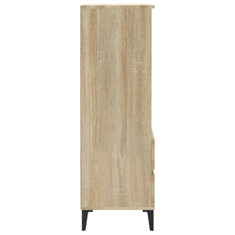 Credenza Rovere Sonoma 40x36x110 cm Legno Multistrato