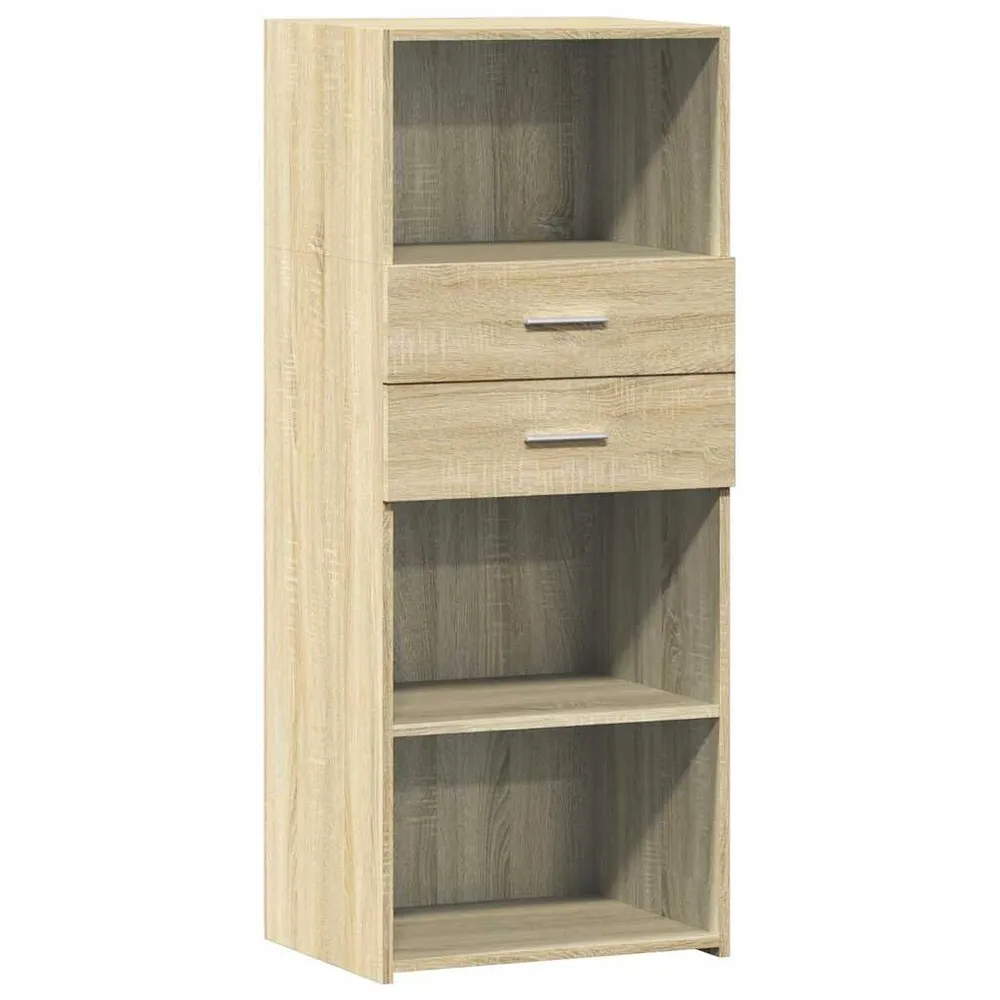 Credenza Rovere Sonoma 50x42,5x124 cm Legno Multistrato