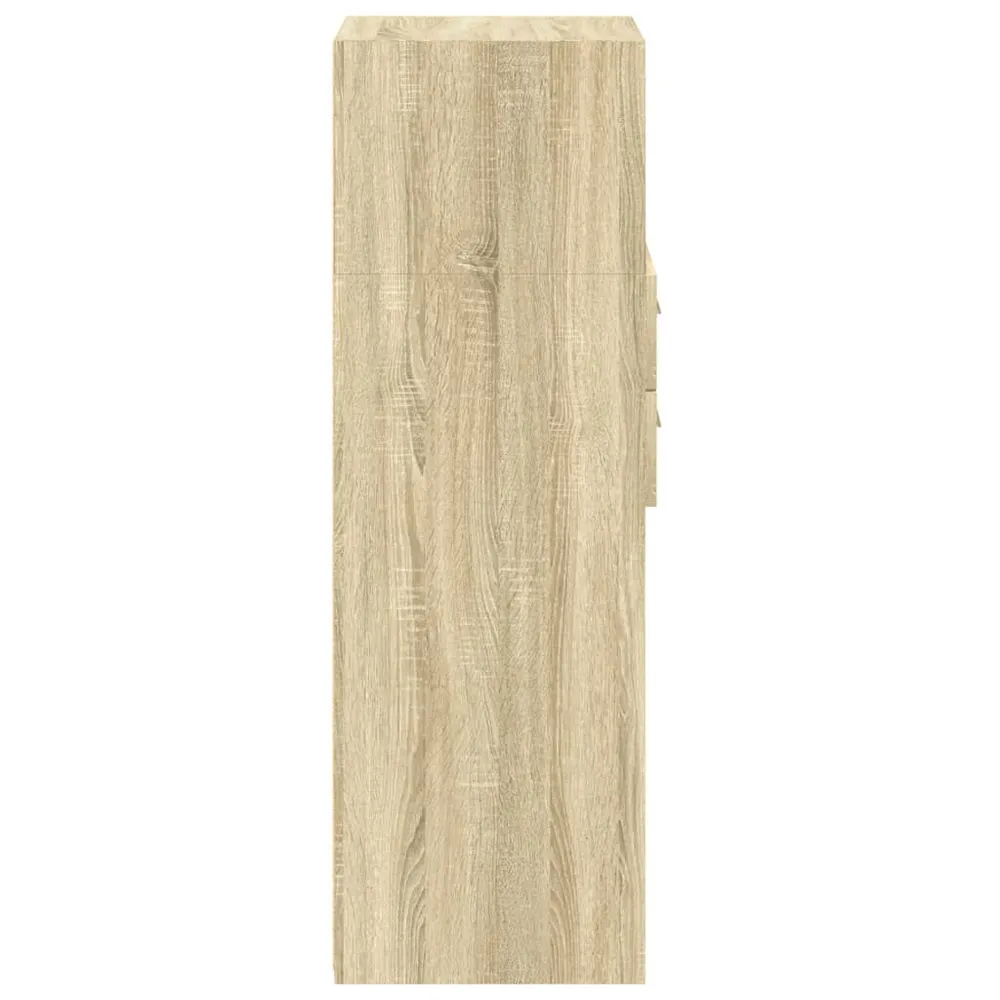 Credenza Rovere Sonoma 50x42,5x124 cm Legno Multistrato