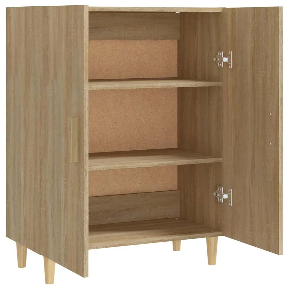Credenza Rovere Sonoma 70x34x90 cm Legno Multistrato