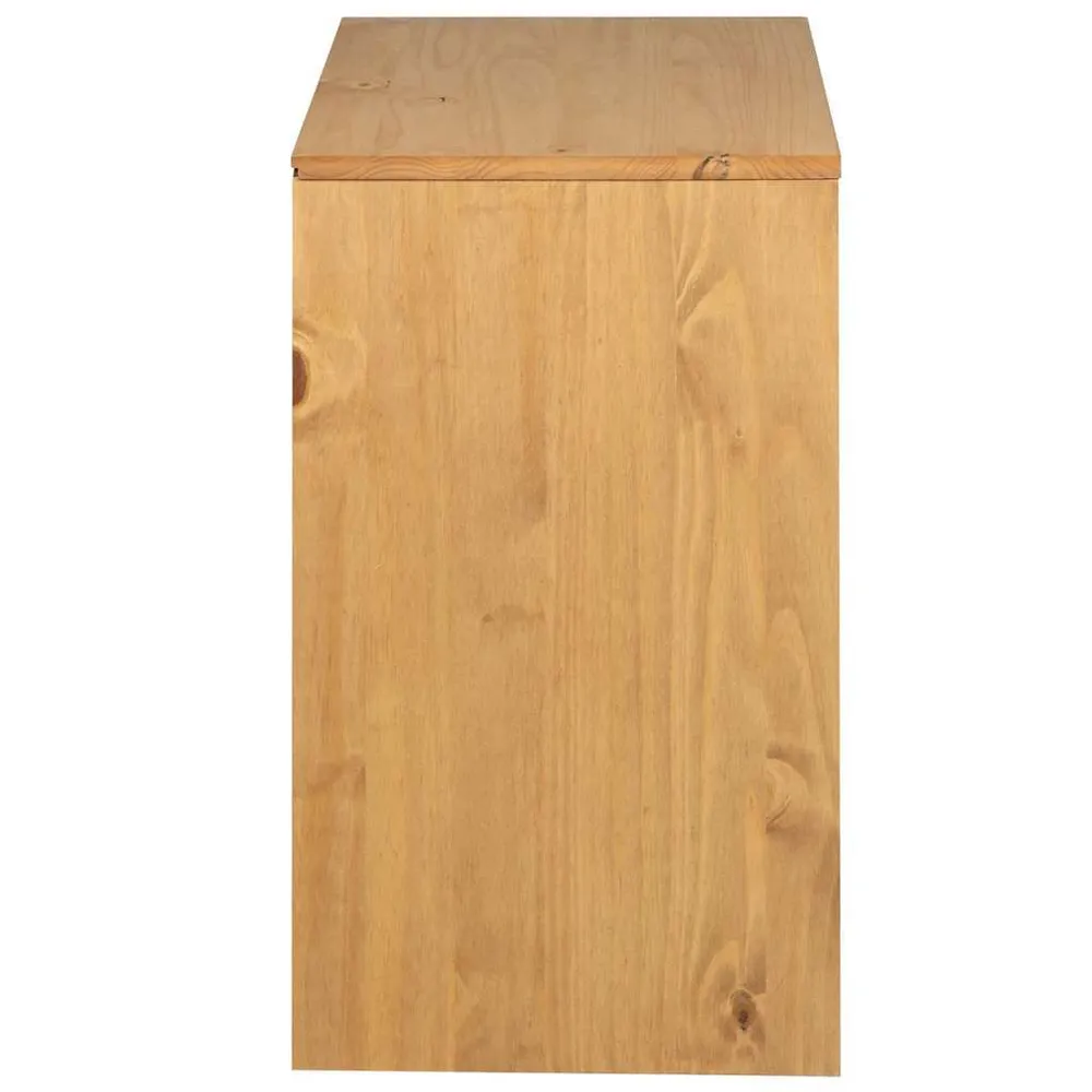 Credenza SAUDA 80x43x75,5 cm Legno Massello di Pino