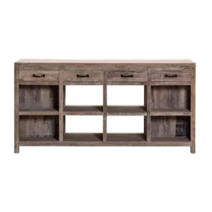 Credenza Vetrina Fabbricazione credenza legno tortora Chehoma - 200cm