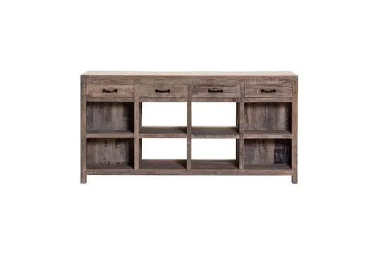 Credenza Vetrina Fabbricazione credenza legno tortora Chehoma - 200cm