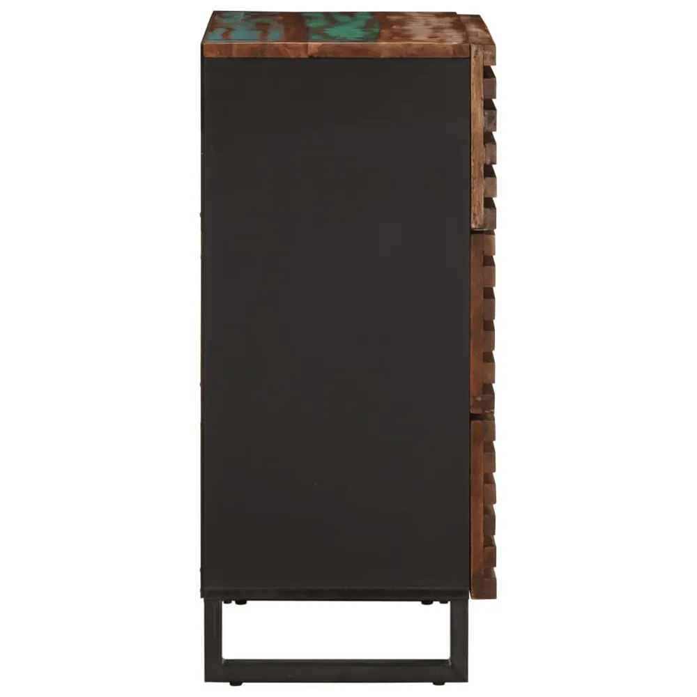 Credenze 2 pz 60x34x75 cm Legno Massello di Acacia