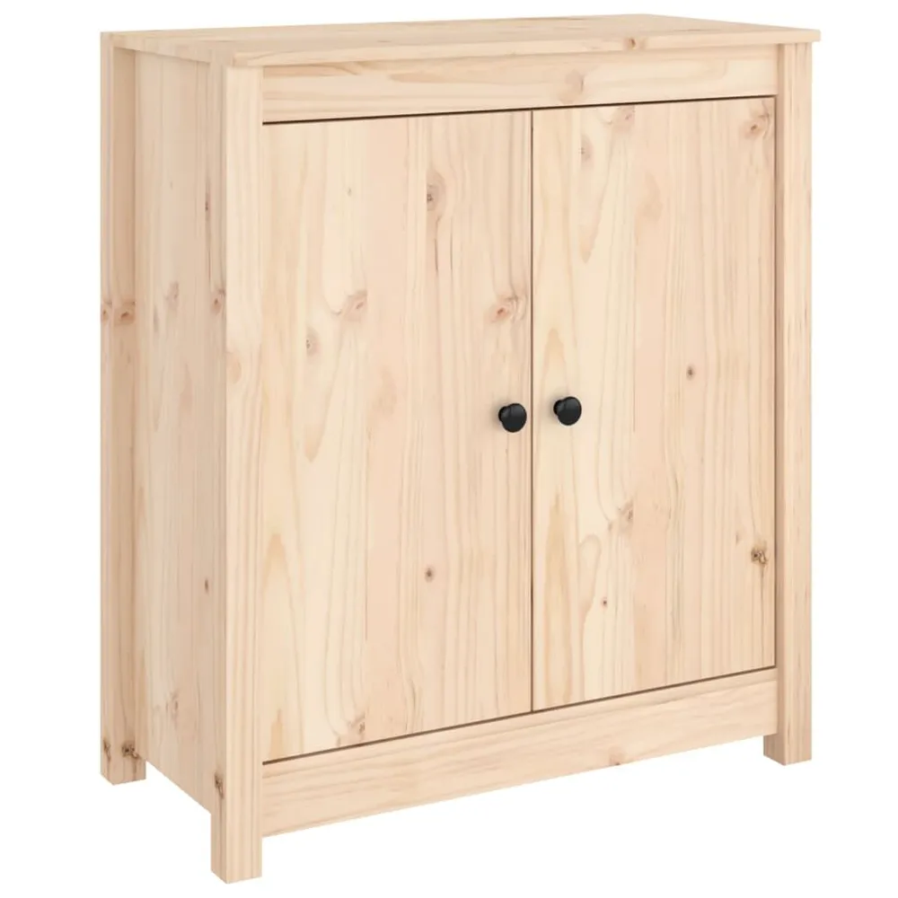 Credenze 2 pz 70x35x80 cm Legno Massello di Pino