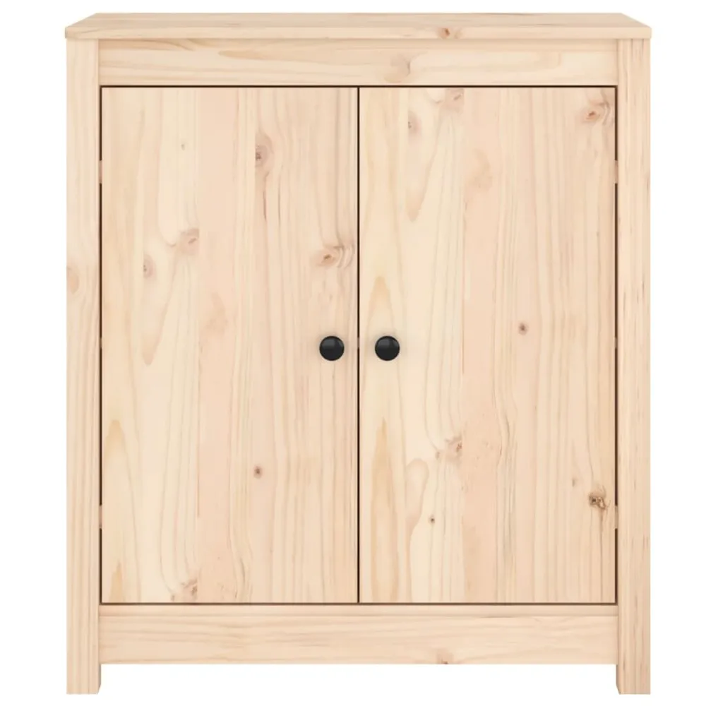 Credenze 2 pz 70x35x80 cm Legno Massello di Pino
