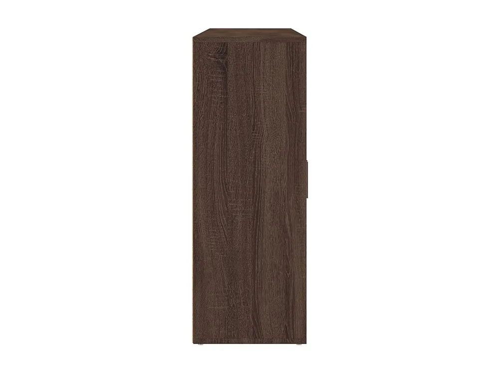 Credenze 3 pz Rovere Marrone 60x31x84 cm Legno Multistrato per 6-8 Persone