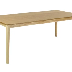 Dining Table 200 x 100 cm Light Wood ERMELO