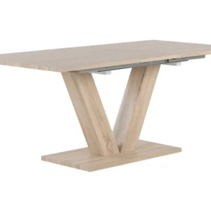 Extending Dining Table 140-180 x 90 cm Light Wood LIXA