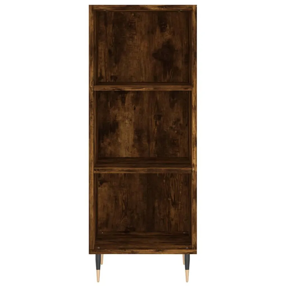 Isola Cucina Credenza Rovere Fumo 34,5x32,5x90 cm Legno Multistrato