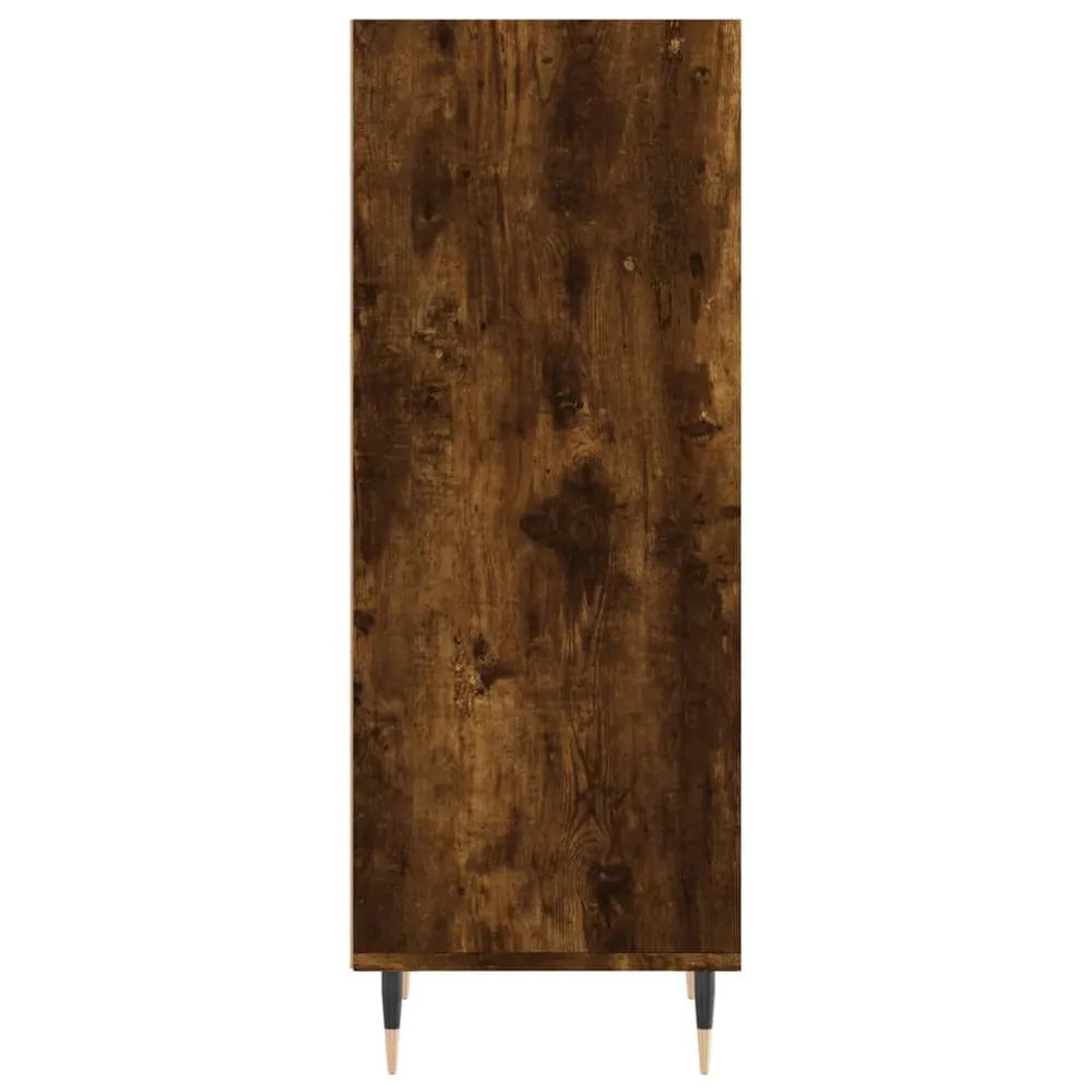 Isola Cucina Credenza Rovere Fumo 34,5x32,5x90 cm Legno Multistrato