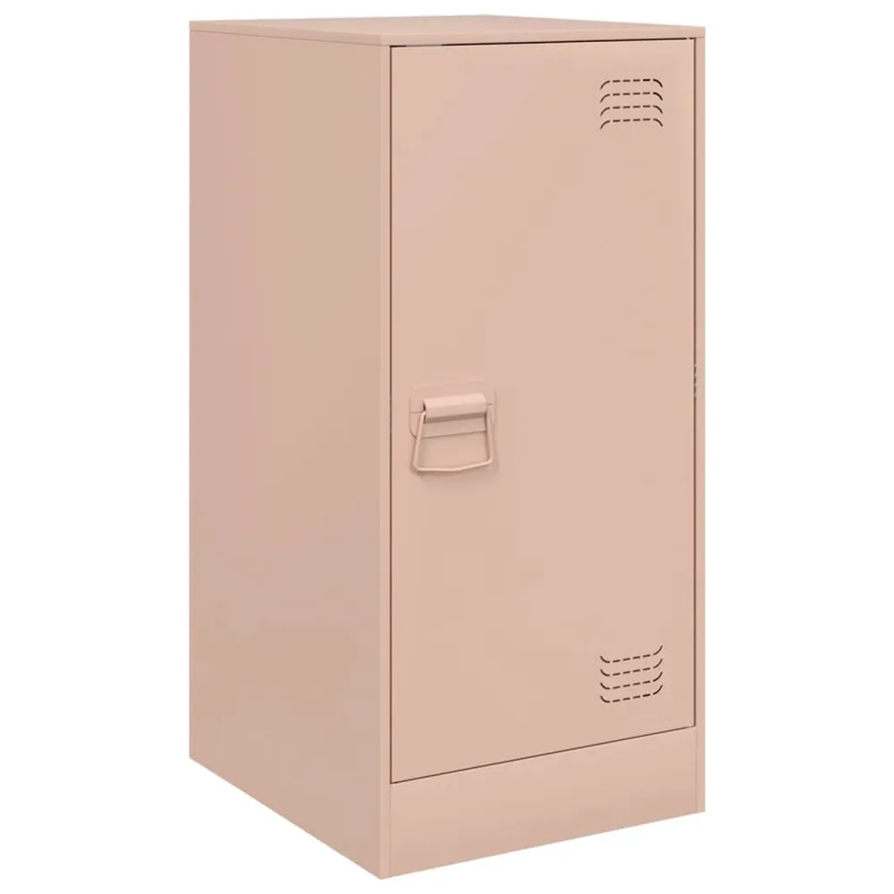 Mobile Angolo Credenza Rosa 34,5x39x73 cm Acciaio