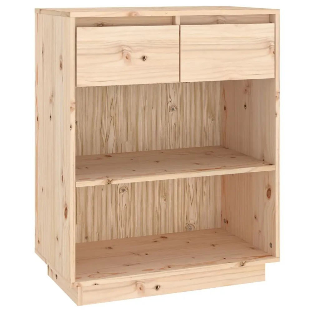 Mobile Consolle 60x34x75 cm Legno Massello di Pino