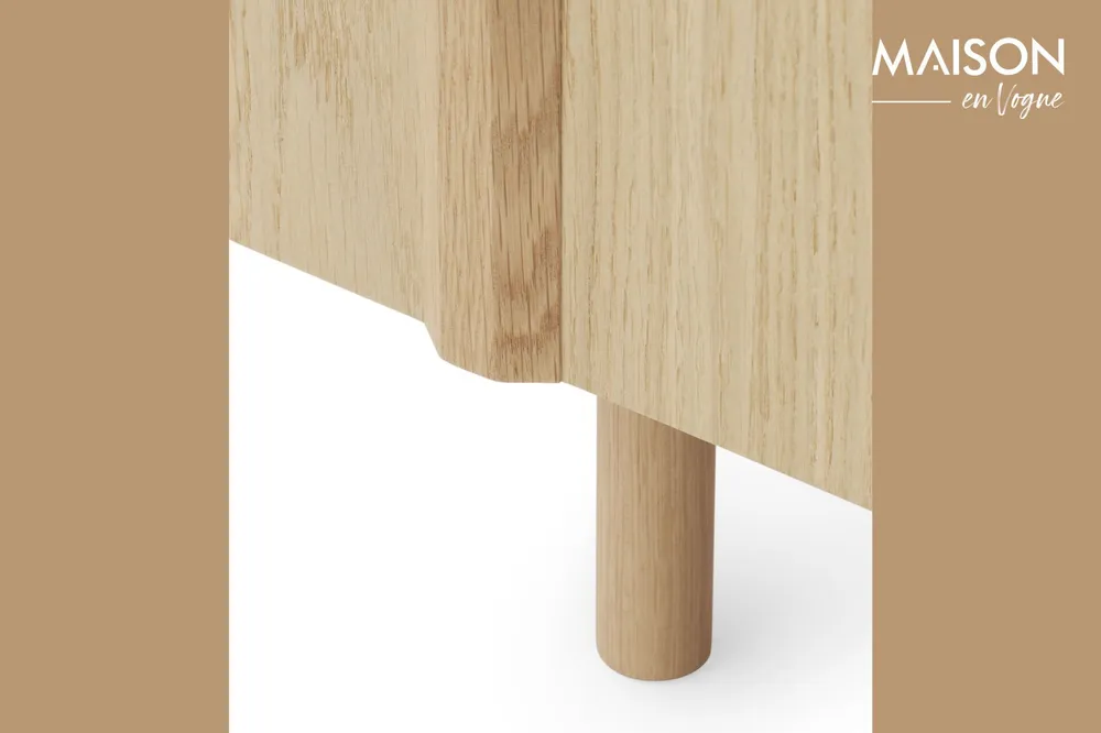 Panchetta con Contenitore Credenza rovere evidente Rib Normann Copenhagen - 159cm