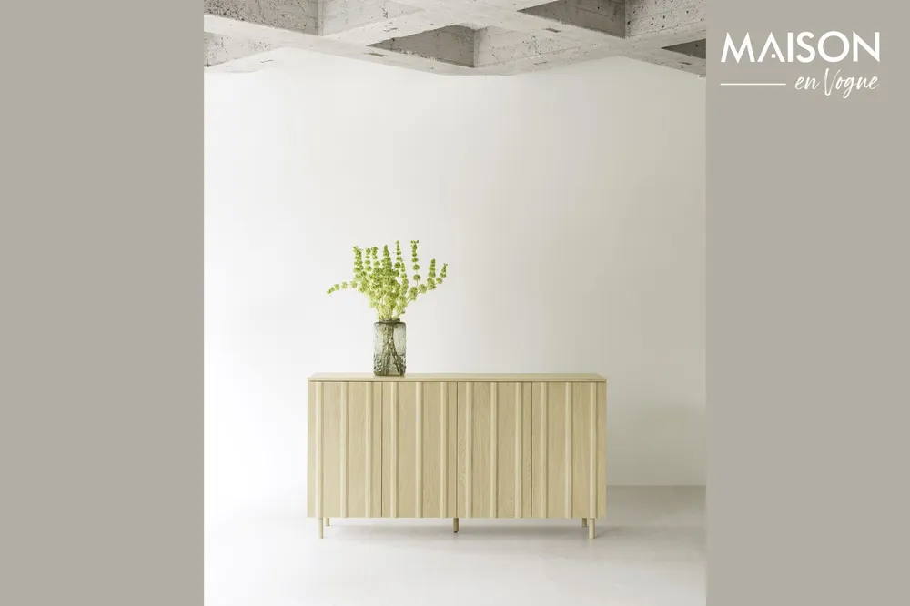 Panchetta con Contenitore Credenza rovere evidente Rib Normann Copenhagen - 159cm