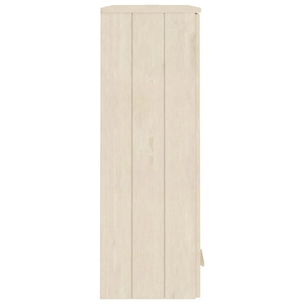 Piano Credenza HAMAR ambra 85x35x100 cm Legno Massello di Pino Antimacchia e Graffi