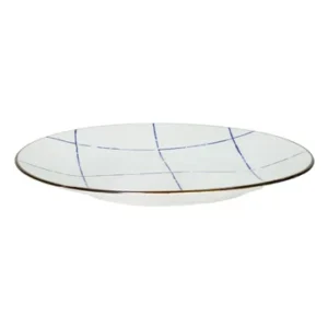 Piatto porcellana blu Anafi Pomax - 27cm Facile Montaggio