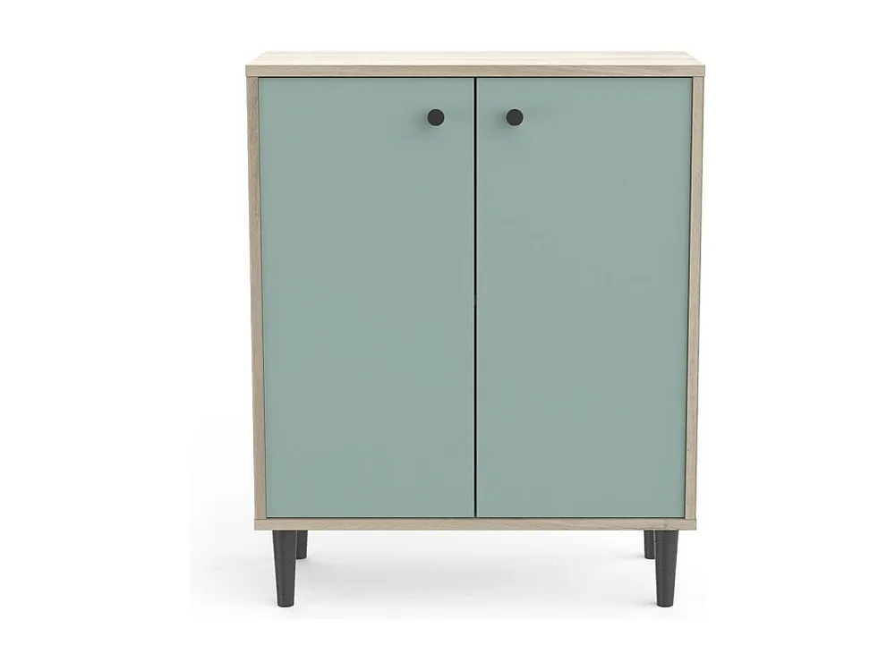 Piccola credenza 2 ante L 61 cm Facile Montaggio