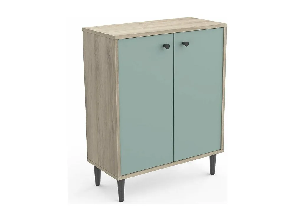 Piccola credenza 2 ante L 61 cm Facile Montaggio