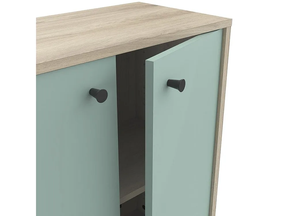 Piccola credenza 2 ante L 61 cm Facile Montaggio