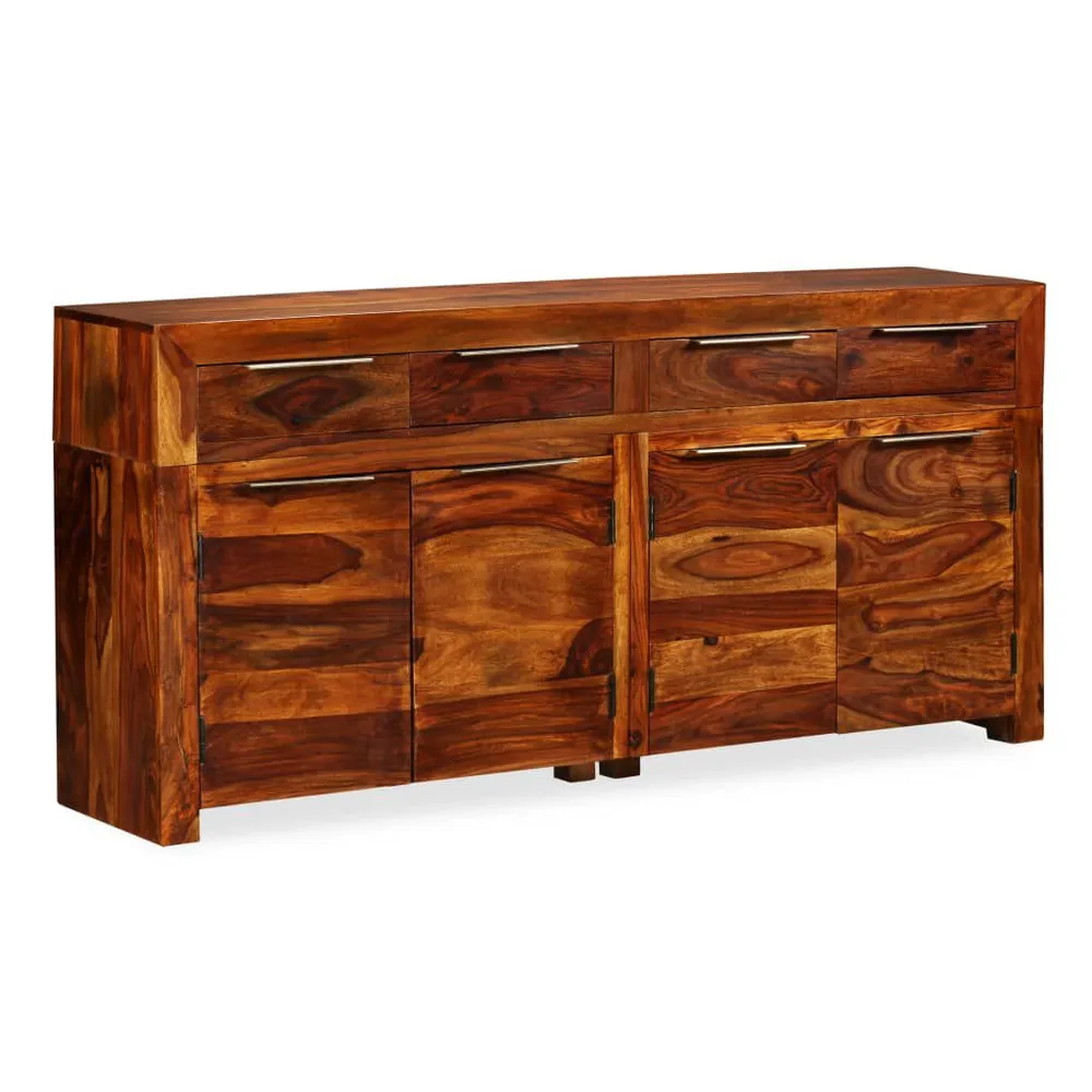 Premium Legno Massello Credenza Legno Massello di Sheesham 160x35x75 cm