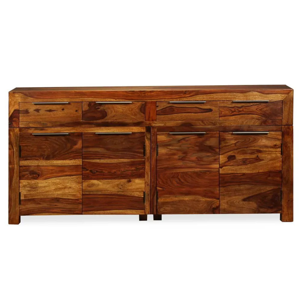 Premium Legno Massello Credenza Legno Massello di Sheesham 160x35x75 cm