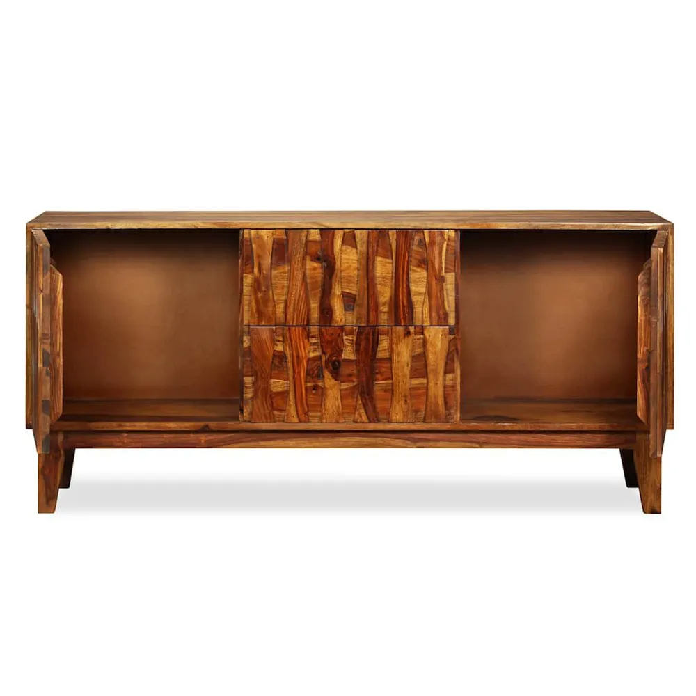 Premium Legno Massello Credenza Legno Massello di Sheesham 160x45x70 cm