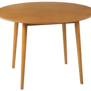 Round Dining Table ⌀ 110 cm Light Wood RADAN