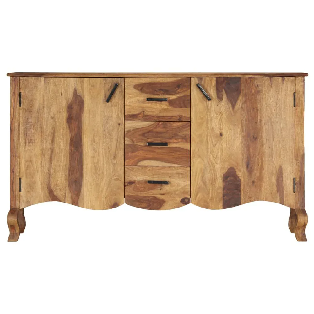Set Sala da Pranzo Credenza 145x40x80 cm Legno Massello