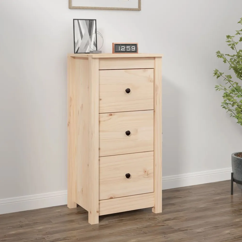 Tavolo Allungabile Credenza 40x35x80 cm Legno Massello di Pino