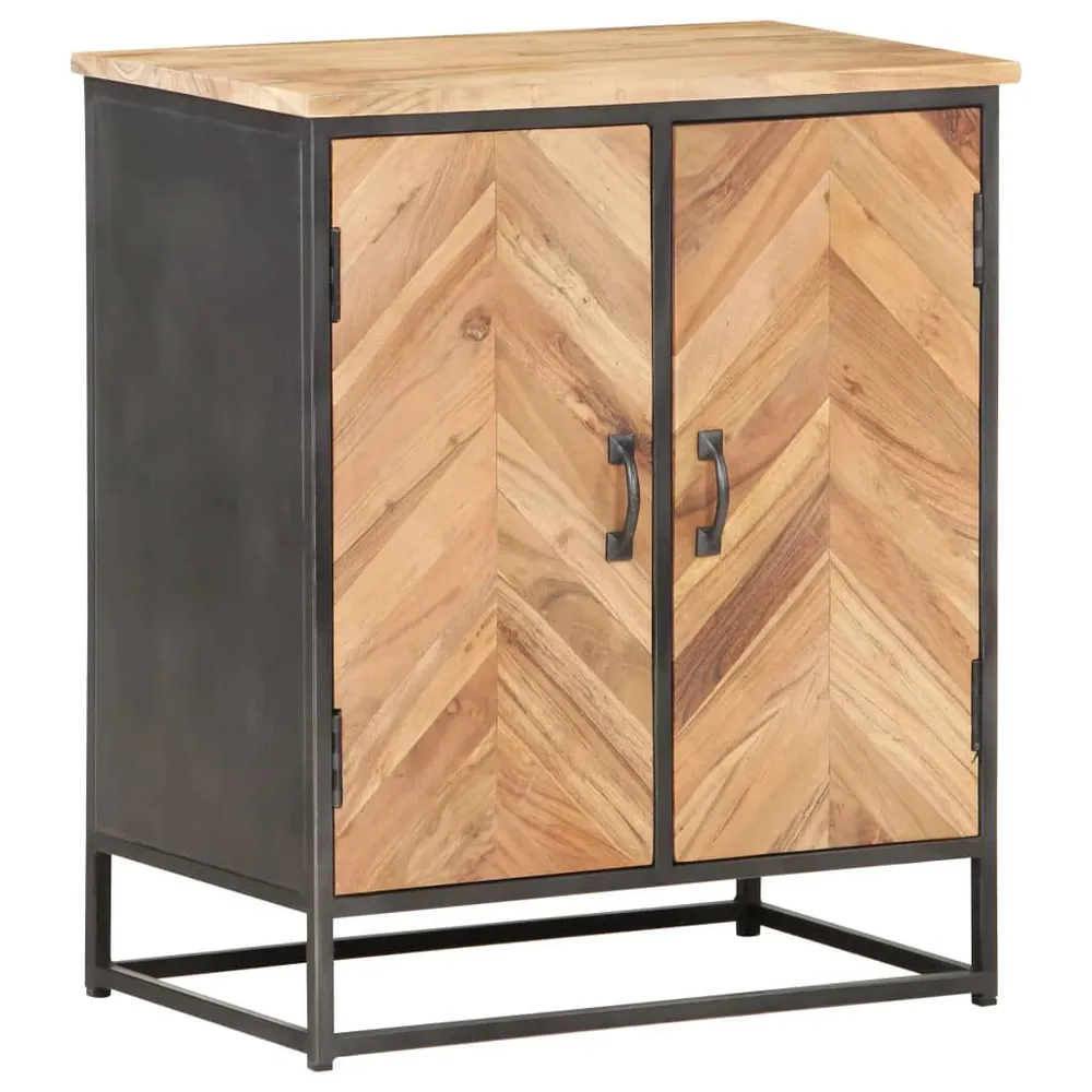 Tavolo Allungabile Credenza 60x35x70 cm Legno Massello di Acacia